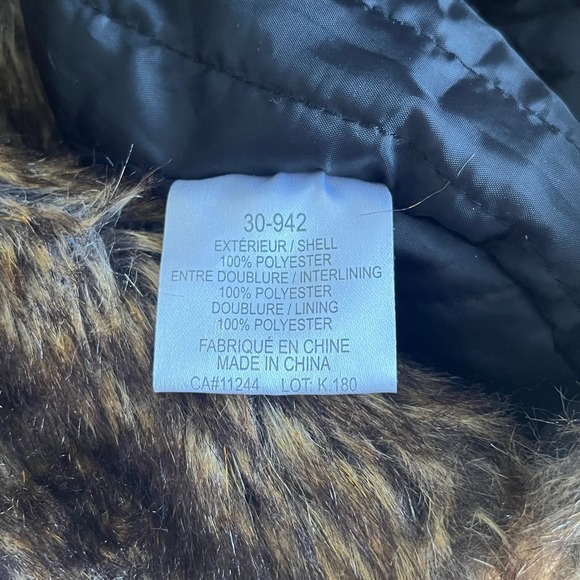 Jackfield Camouflage Trapper Hat Faux Fur Lined Ear Flaps Buckle Closure - Picture 5 of 7